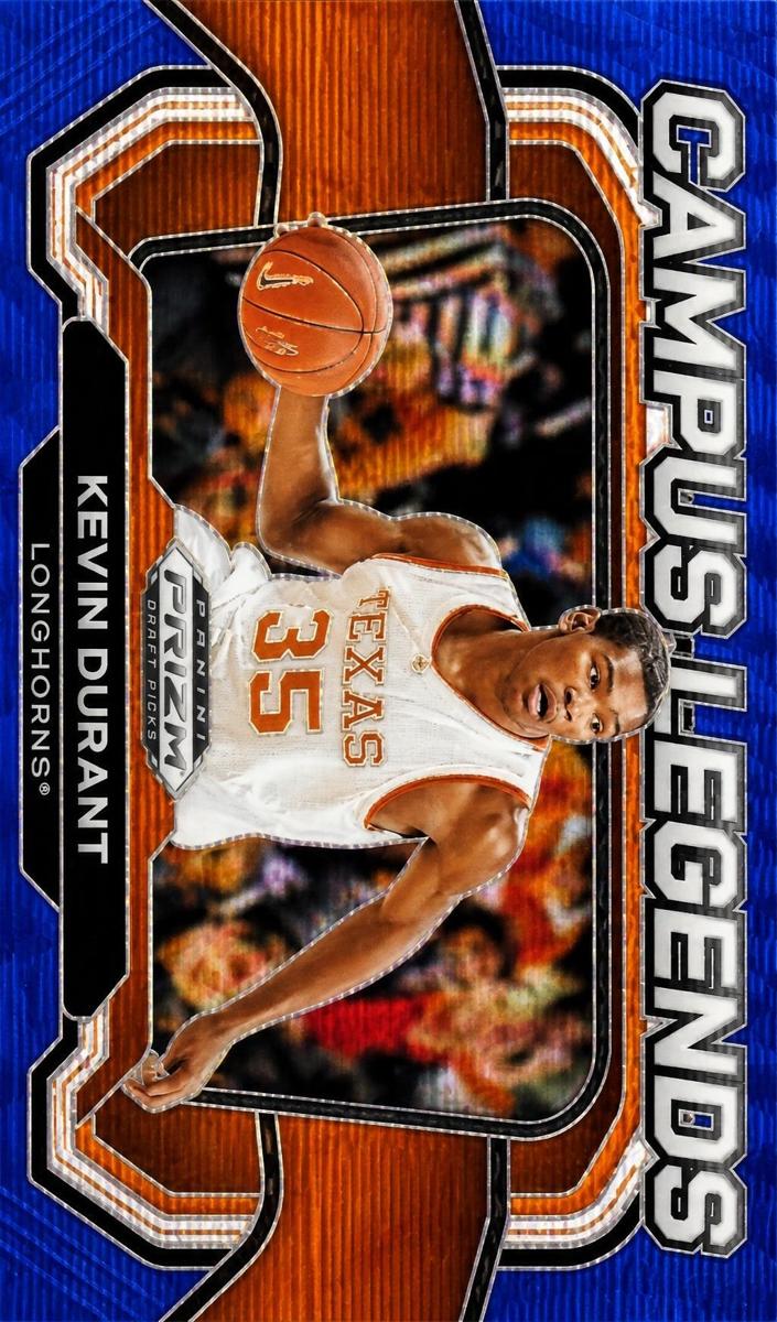 2024 Panini Prizm Draft Picks Basketball Blue Wave Kevin Durant #3