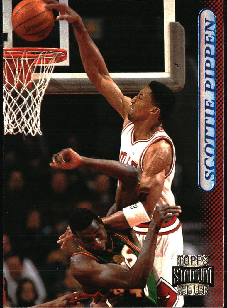 1996 Topps Stadium Club Basketball Scottie Pippen #1