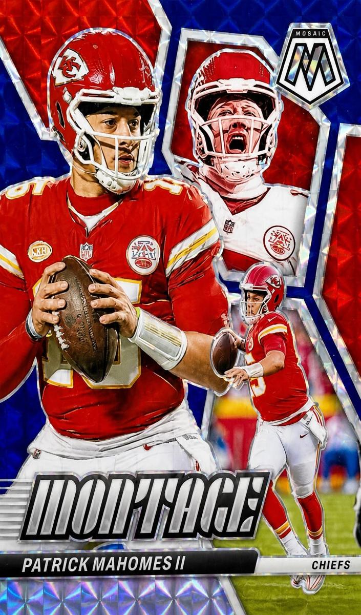 2024 Panini Mosaic Football Blue Patrick Mahomes II #M-1 PSA 10