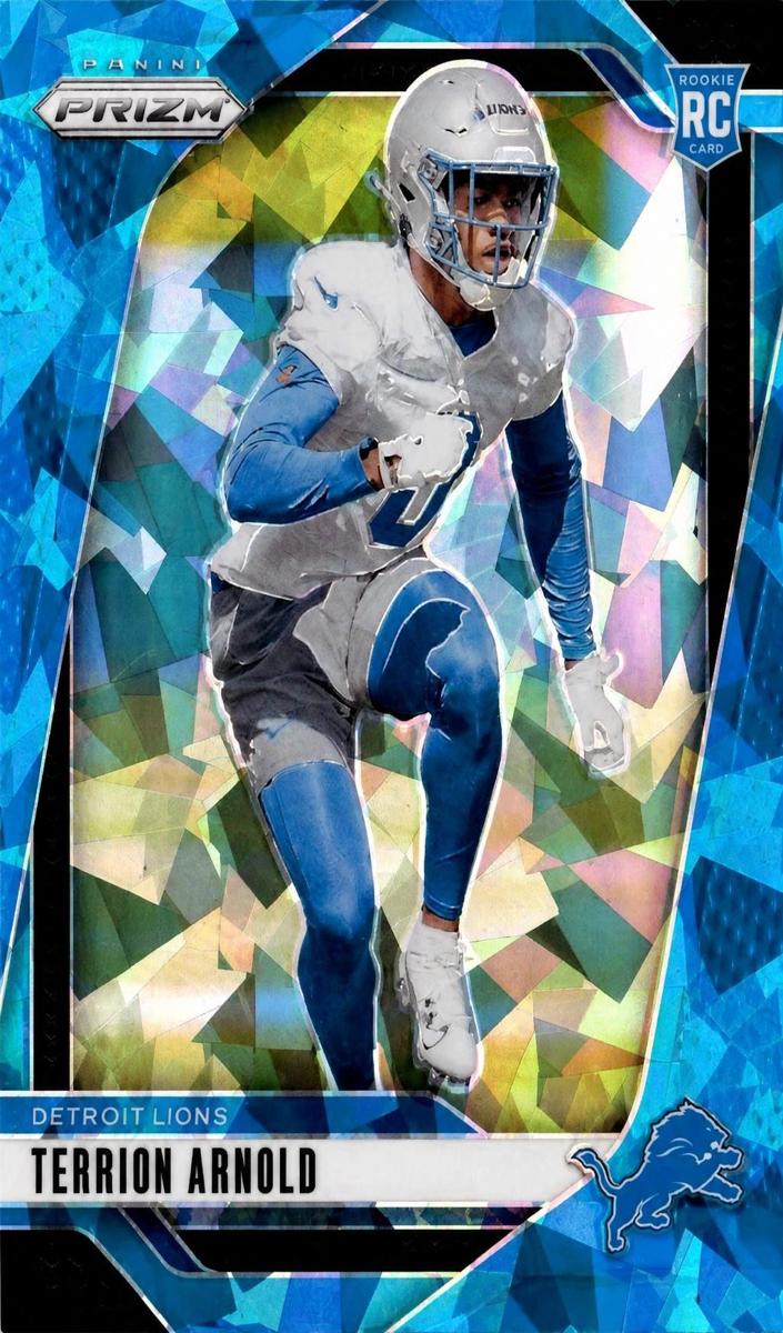 2024 Panini Prizm Football Blue Ice Terrion Arnold #389