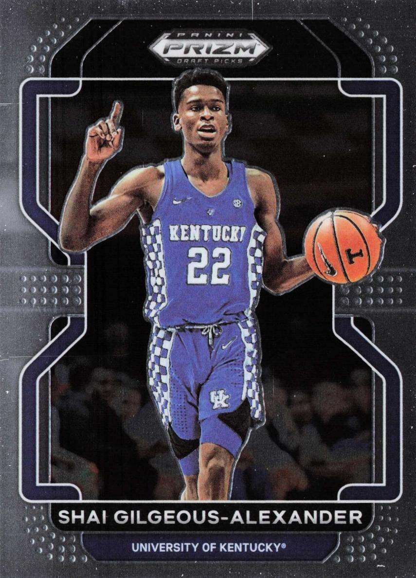 2022 Panini Prizm Draft Picks Basketball Shai Gilgeous-Alexander #43 PSA 9