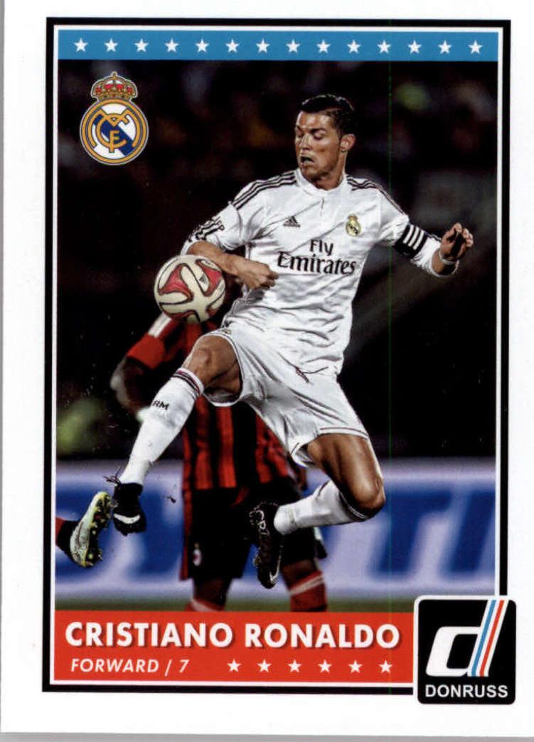 2015 Panini Donruss Soccer Cristiano Ronaldo #1 RAW Ungraded