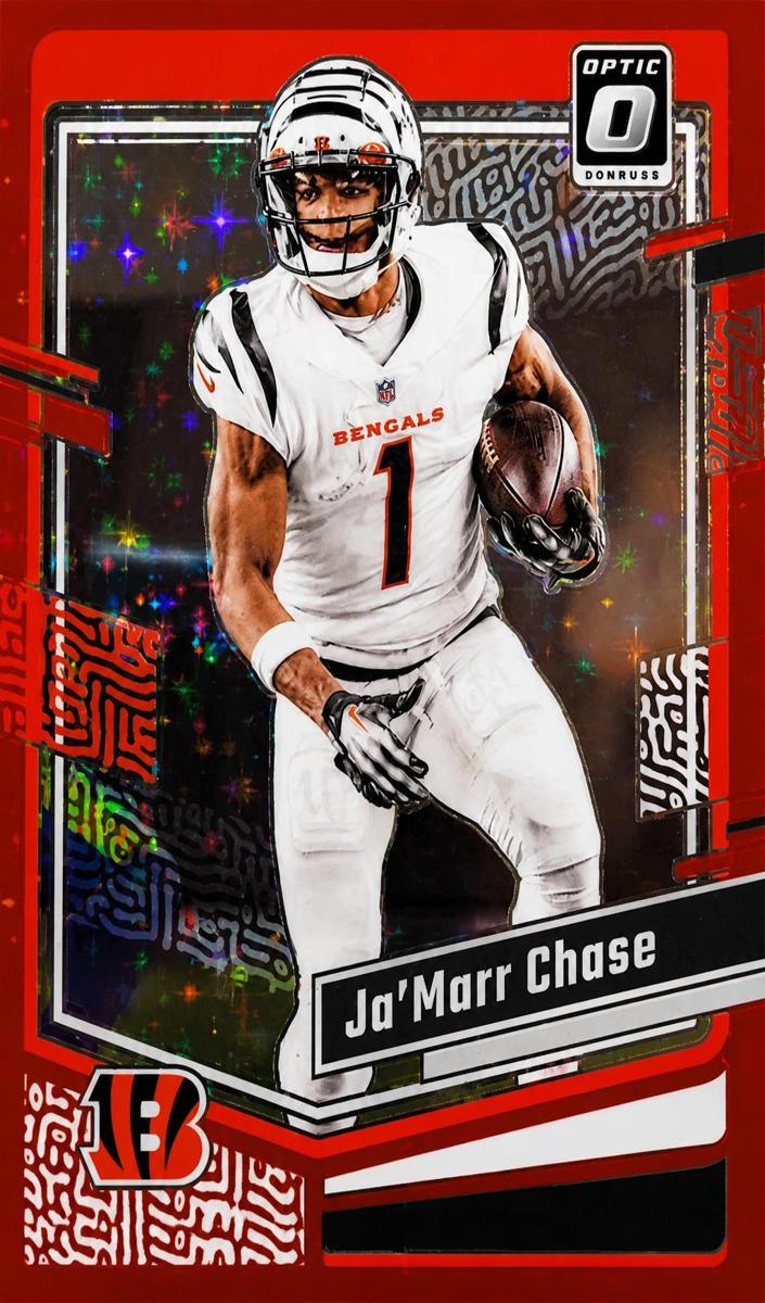 2023 Donruss Optic Football Red Stars Ja'Marr Chase #41