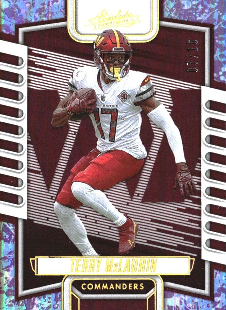 2023 Panini Absolute Football Spectrum Splash Terry McLaurin #92