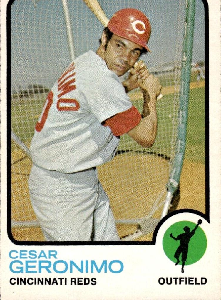 1973 O-Pee-Chee Baseball Cesar Geronimo #156