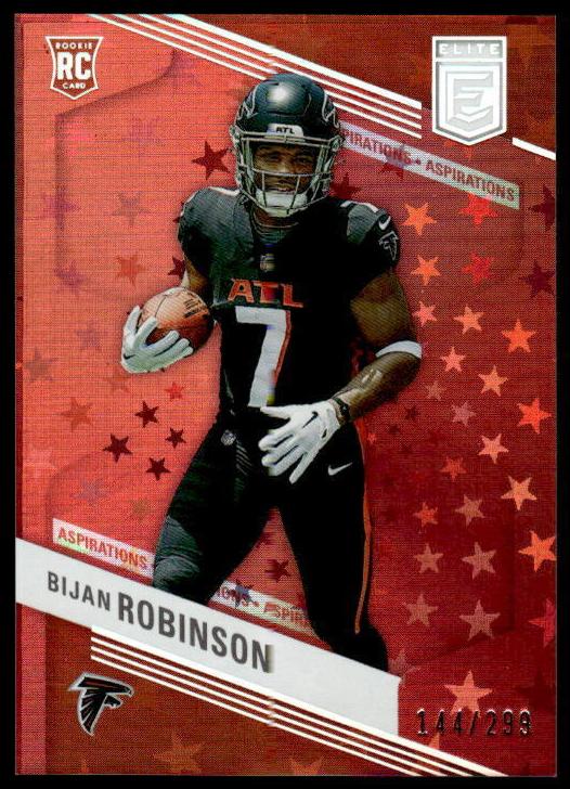 2023 Donruss Elite Football Aspirations Stars Bijan Robinson #104
