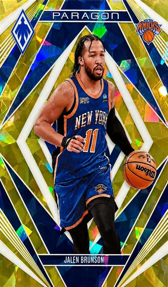 2023 Panini Phoenix Basketball Yellow Ice Jalen Brunson #20