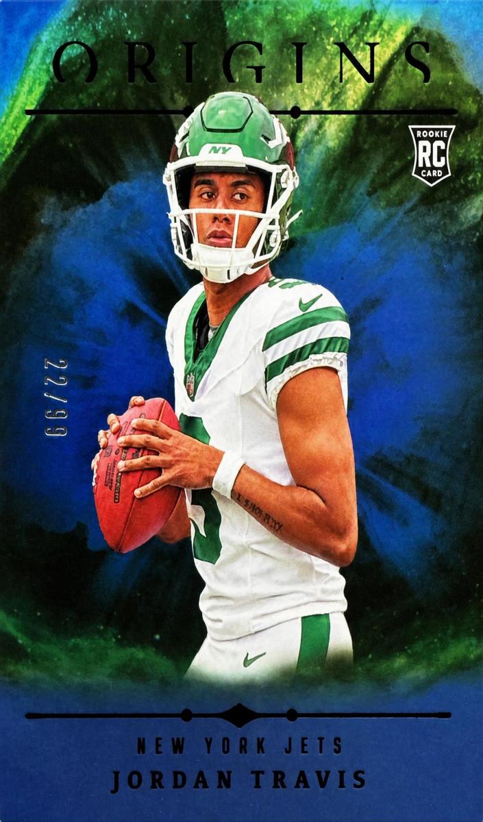 2024 Panini Origins Football Blue Jordan Travis #120