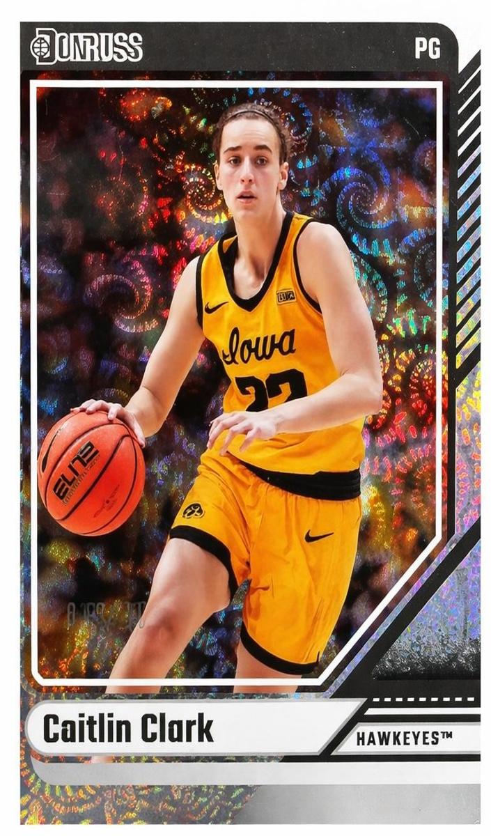 2024 Panini Caitlin Clark Collection Basketball Vortex Caitlin Clark #4
