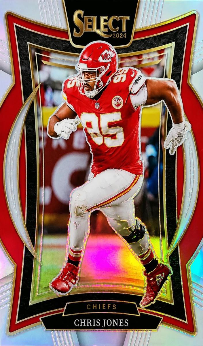 2024 Panini Select Football Silver Chris Jones #19