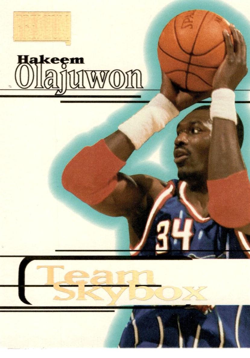 1997 Skybox Premium Basketball Hakeem Olajuwon #239