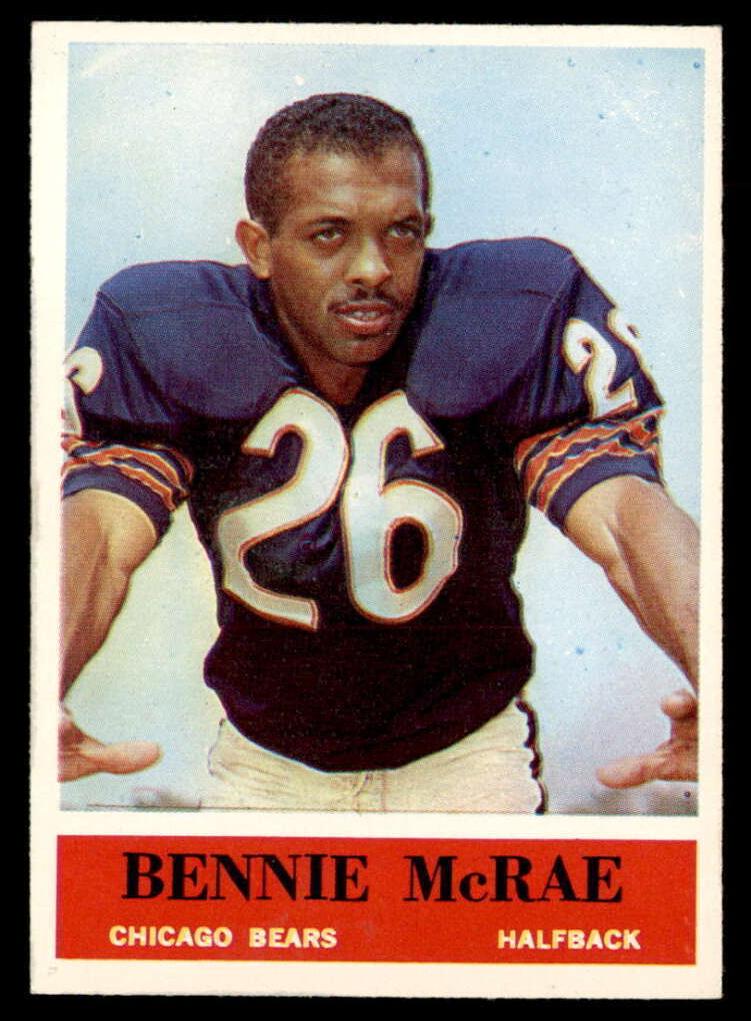 1964 Philadelphia Football Bennie McRae #21 PSA 7.5