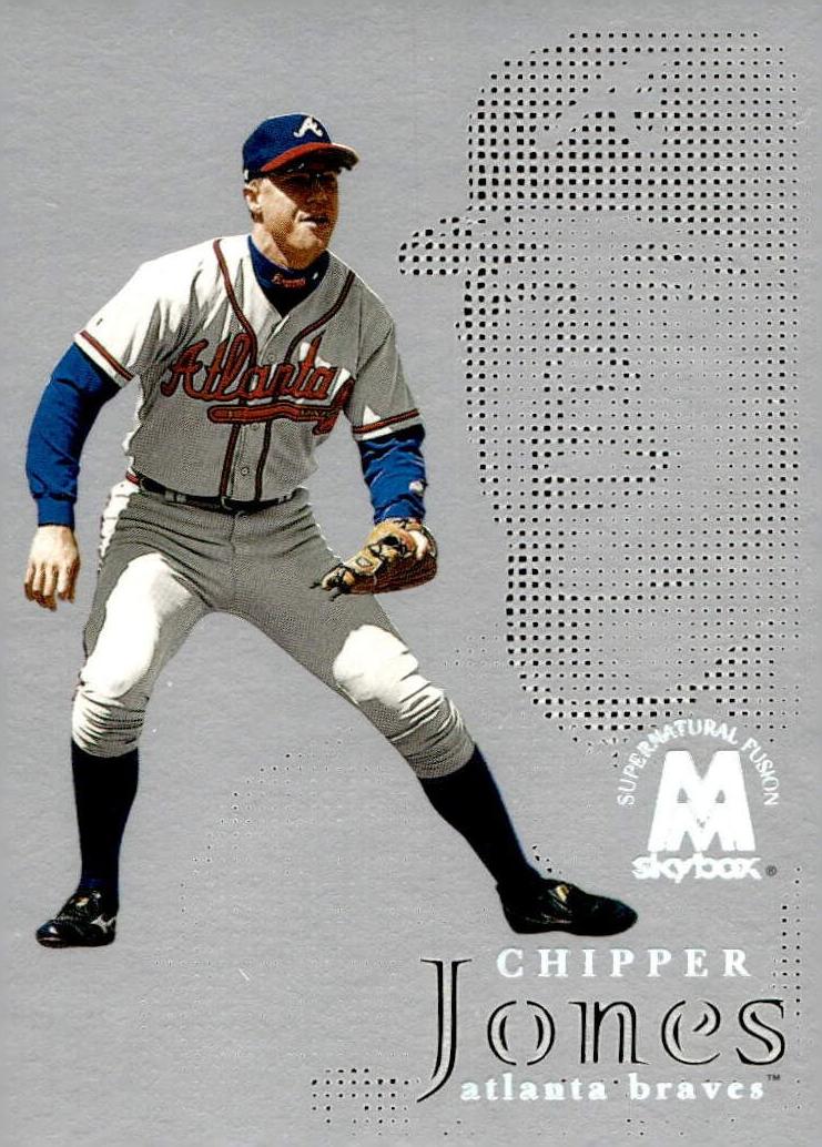 1999 Skybox Molten Metal Baseball Chipper Jones #43F PSA 6