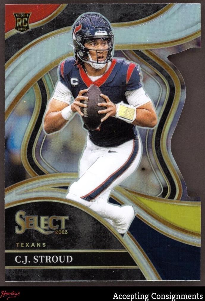 2023 Panini Prizm Football Red Yellow C.J. Stroud #339 SGC 8.5