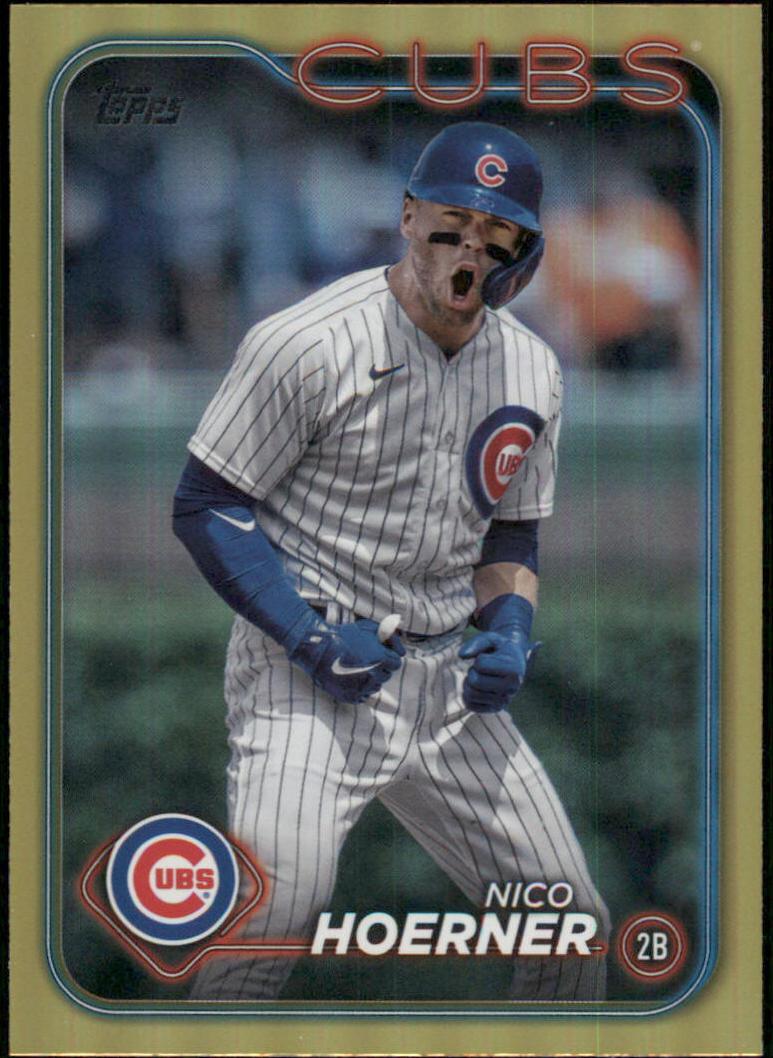 2024 Topps Baseball Gold Foil Nico Hoerner #204 SGC 9.5