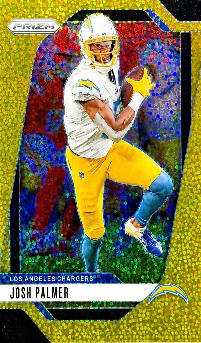 2024 Panini Prizm Football Gold Sparkle Josh Palmer #159 PSA 8.5