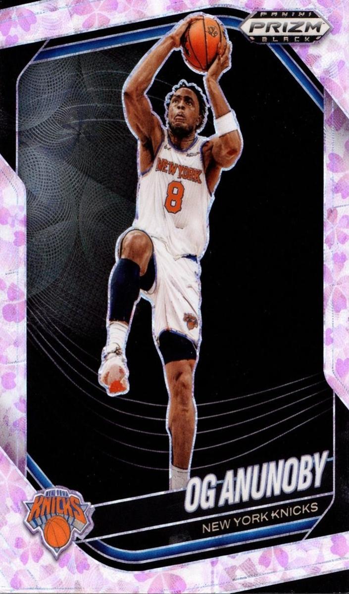 2024 Panini Prizm Black Basketball Cherry Blossom OG Anunoby #111 PSA 10