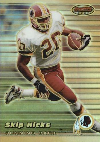 1999 Bowman's Best Football Refractor Skip Hicks #2