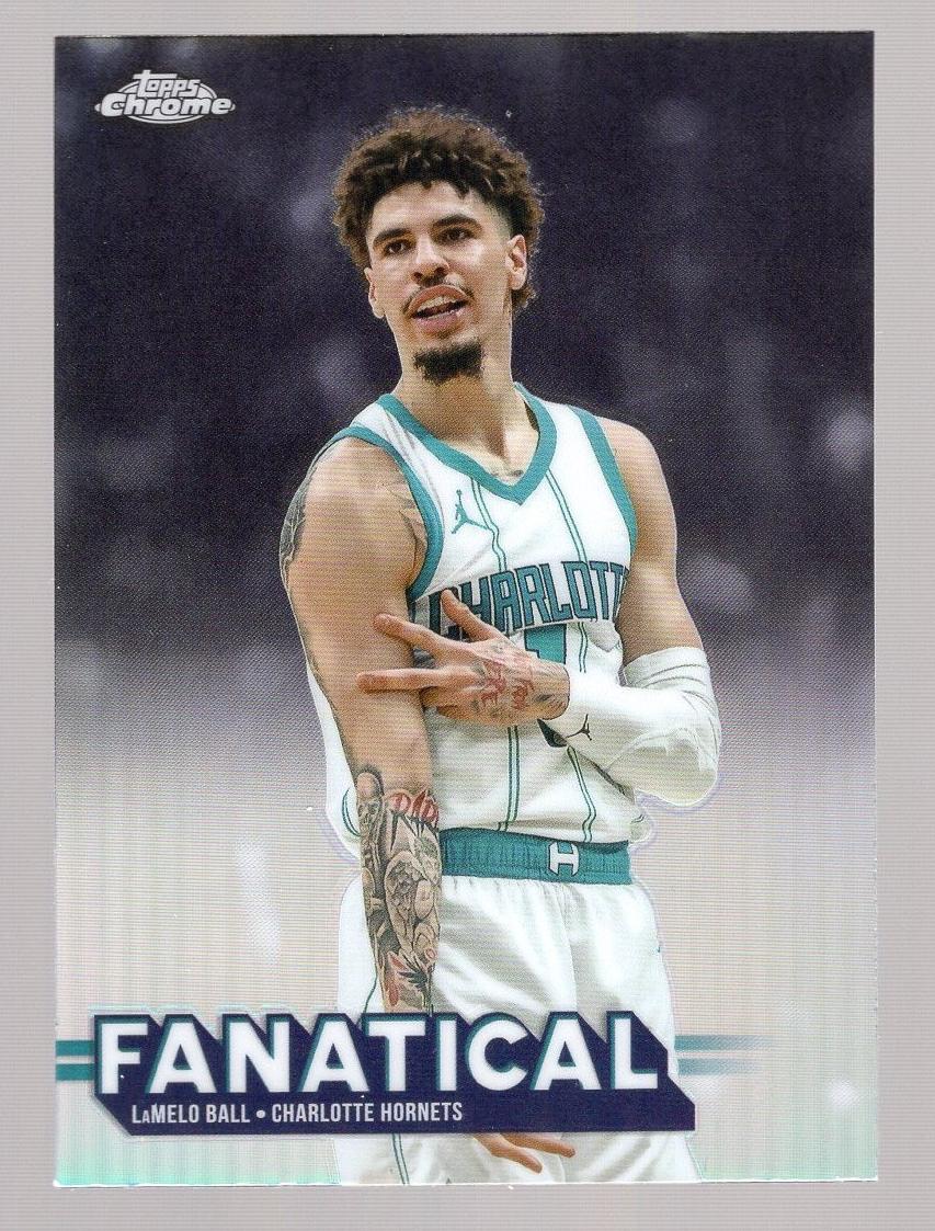 2025 Topps Chrome Basketball LaMelo Ball #FAN-5 PSA 9