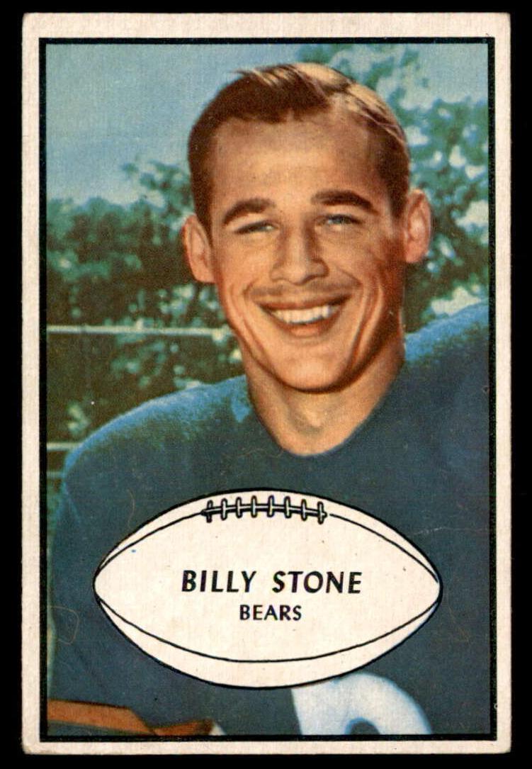1953 Bowman Football Billy Stone #29 PSA 6.5
