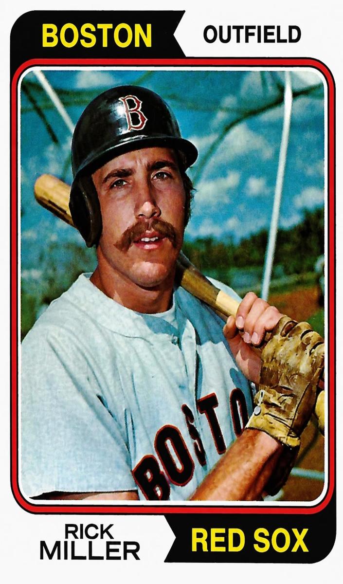 1974 O-Pee-Chee Baseball Rick Miller #247 PSA 6