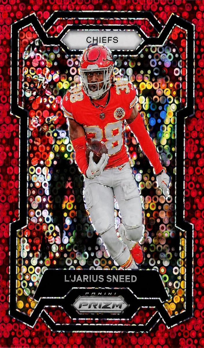 2023 Panini Prizm Football No Huddle Red L'Jarius Sneed #146