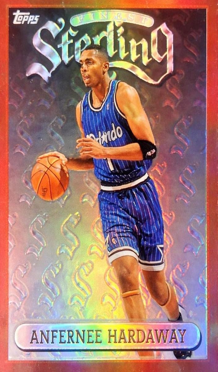1996 Topps Finest Basketball Refractor Anfernee Hardaway #65 PSA 10
