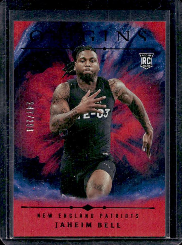 2024 Panini Origins Football Holo Red Jaheim Bell #121