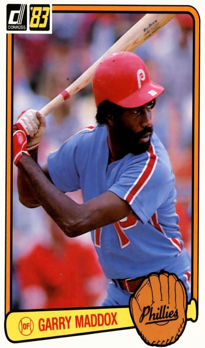 1983 Donruss Baseball Garry Maddox #63