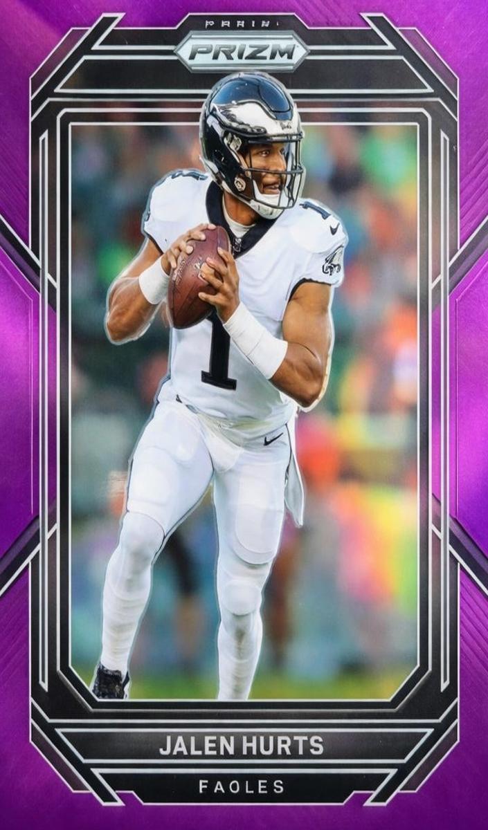 2022 Panini Prizm Football Purple Jalen Hurts #234 SGC 9.5