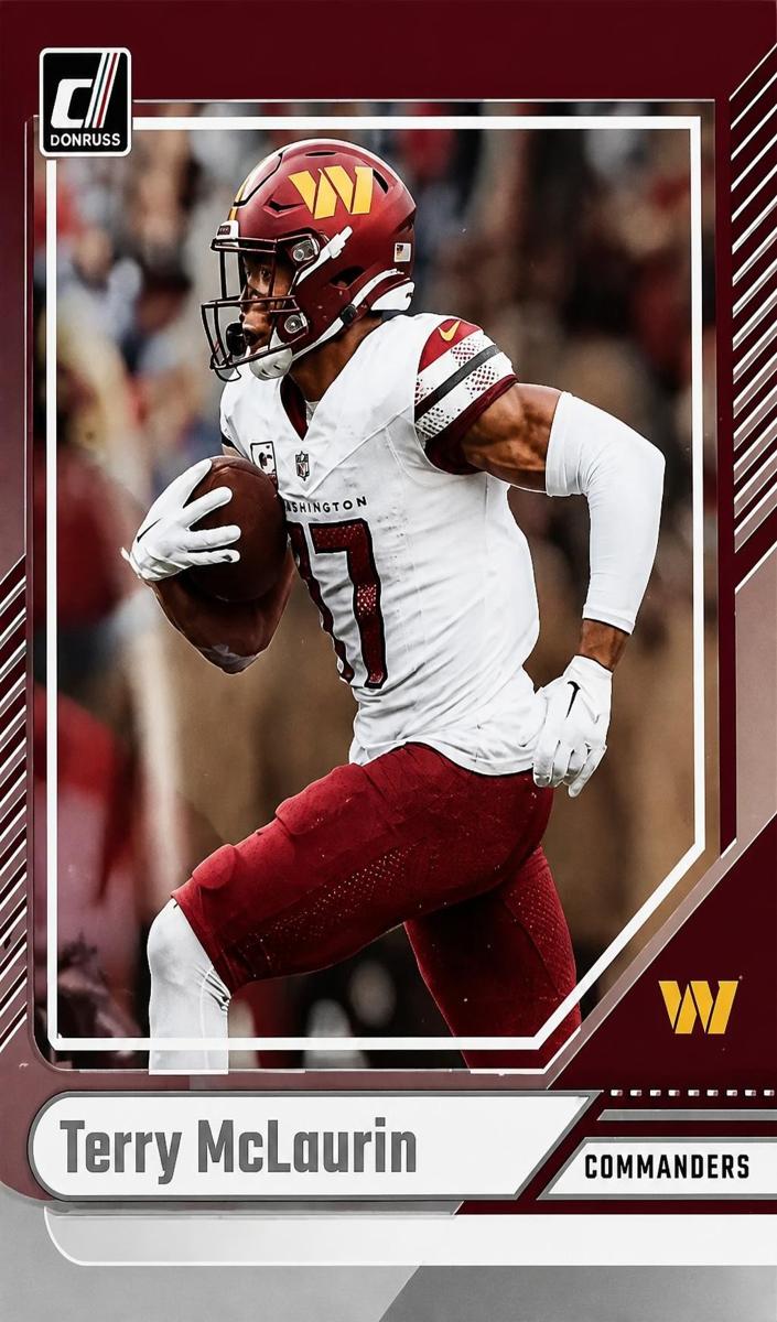 2024 Panini Clearly Donruss Football Terry McLaurin #50
