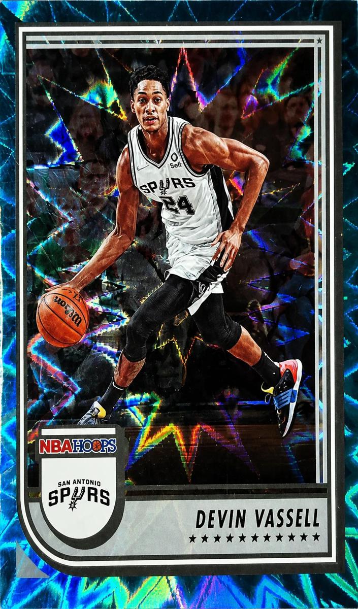 2022 Panini Hoops Basketball Teal Explosion Devin Vassell #152