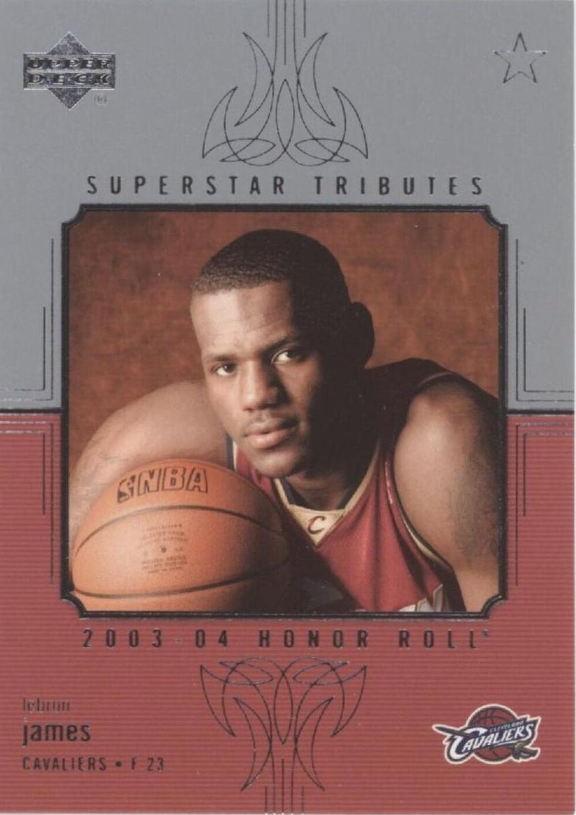 2003 Upper Deck Honor Roll Basketball Lebron James #ST3