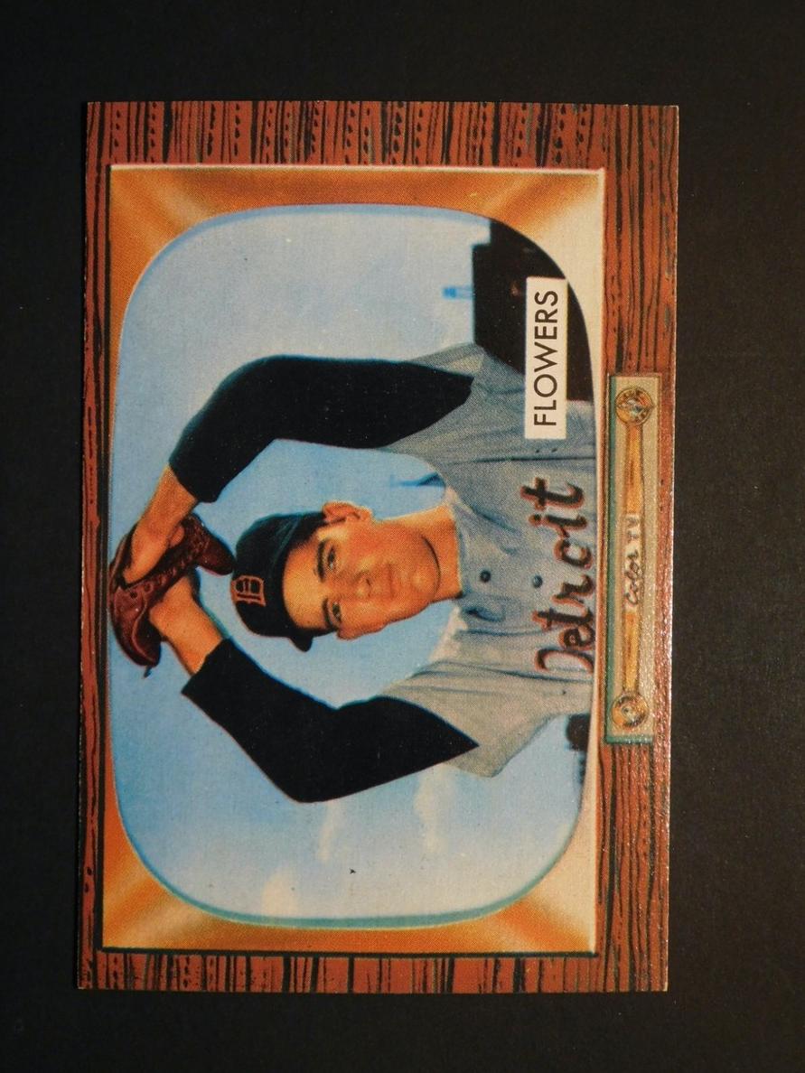 1955 Bowman Baseball Bennett Flowers #254