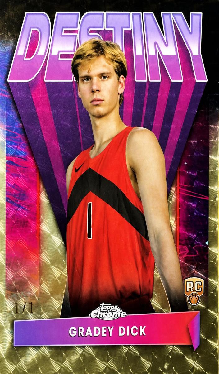 2023 Topps Chrome Basketball Superfractor Gradey Dick #D-7