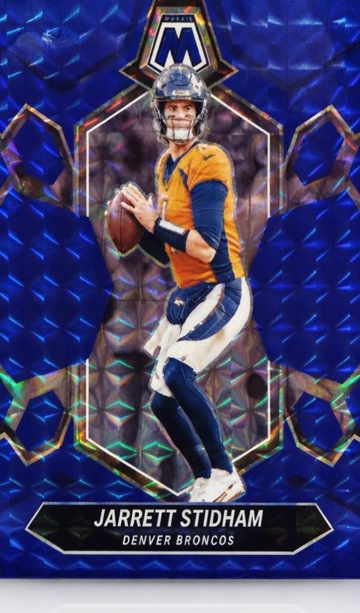 2024 Panini Mosaic Football Blue Jarrett Stidham #64
