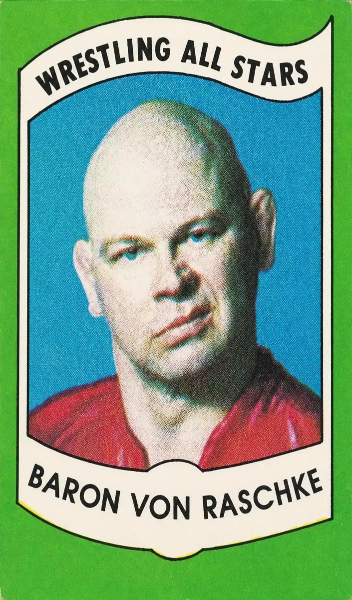 1982 Wrestling All Stars Wrestling Baron Von Raschke #31 PSA 9