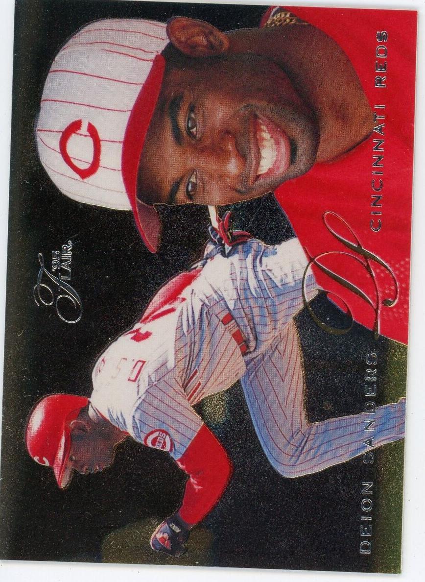1995 Flair Baseball Deion Sanders #340
