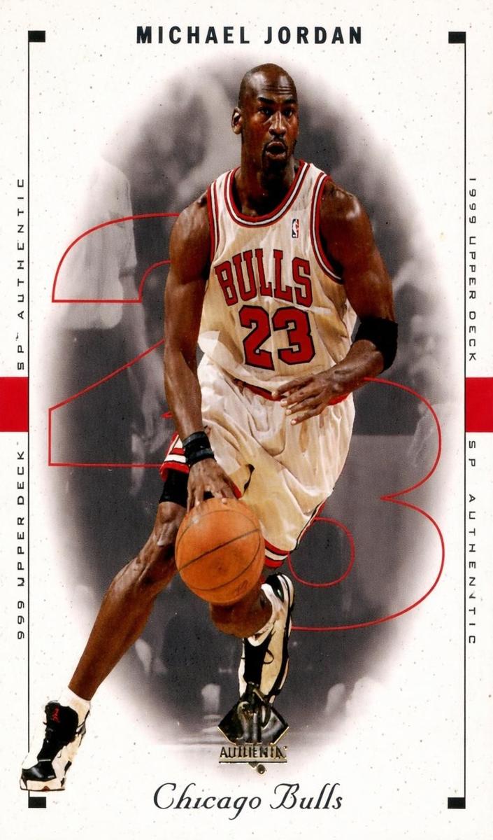 1998 SP Authentic Basketball Sample Michael Jordan #23