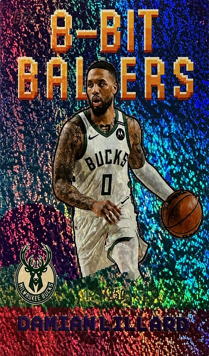 2025 Topps Basketball Purple Holo Foil Damian Lillard #8B-8