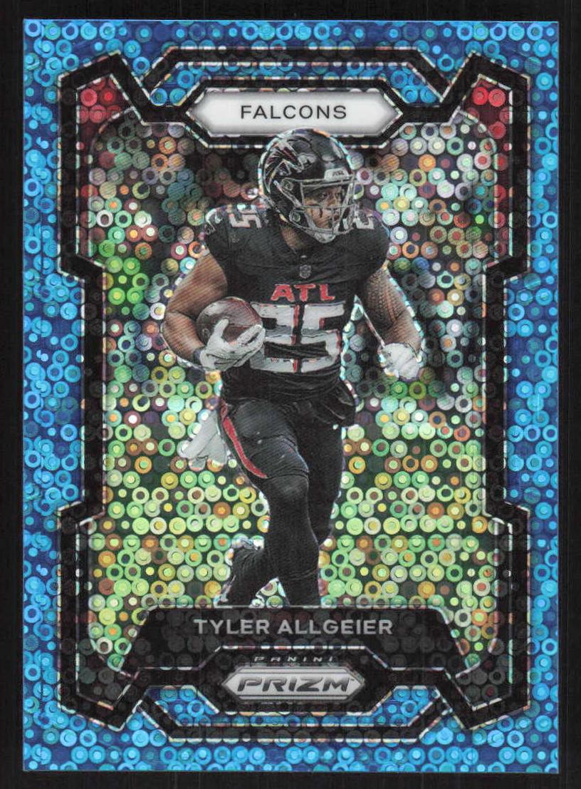 2023 Panini Prizm Football No Huddle Blue Tyler Allgeier #14