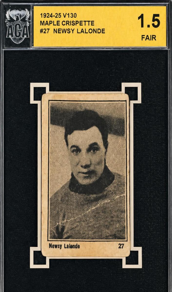 1924 Maple Crispette V130 Hockey Newsy Lalonde #27