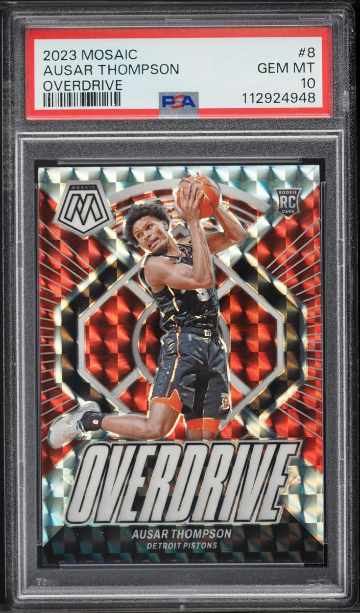 2023 Panini Mosaic Basketball Ausar Thompson #8 PSA 10