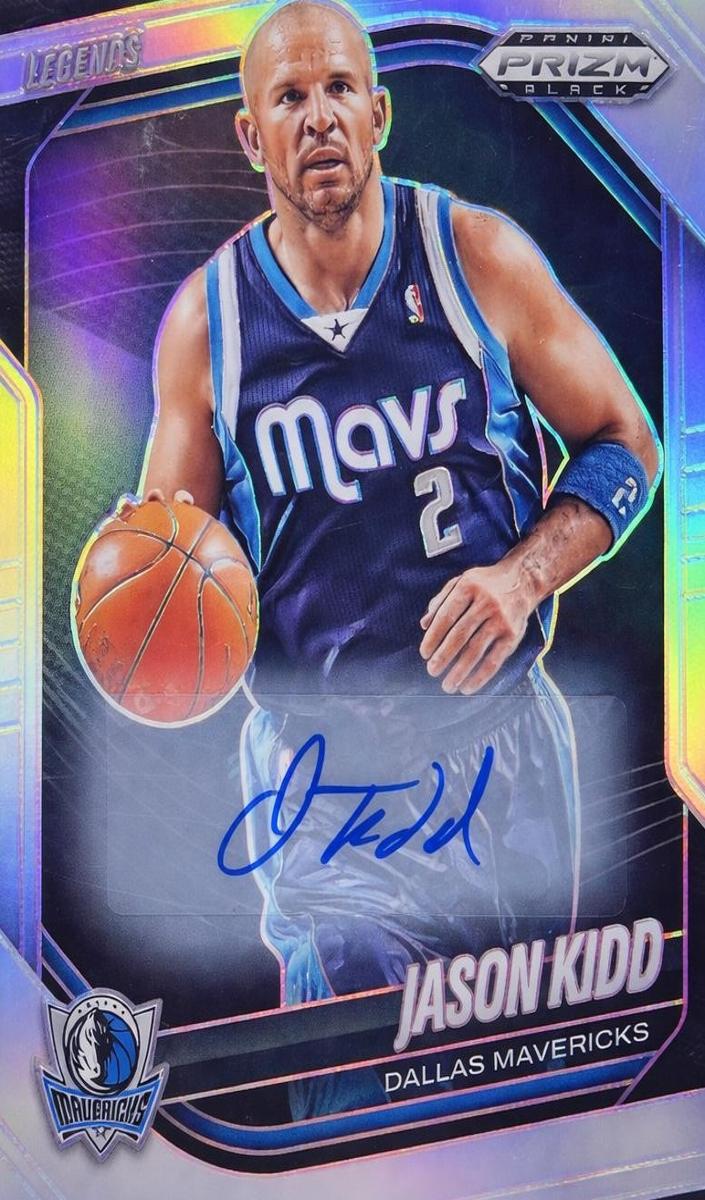 2024 Panini Prizm Black Basketball Silver Jason Kidd #285
