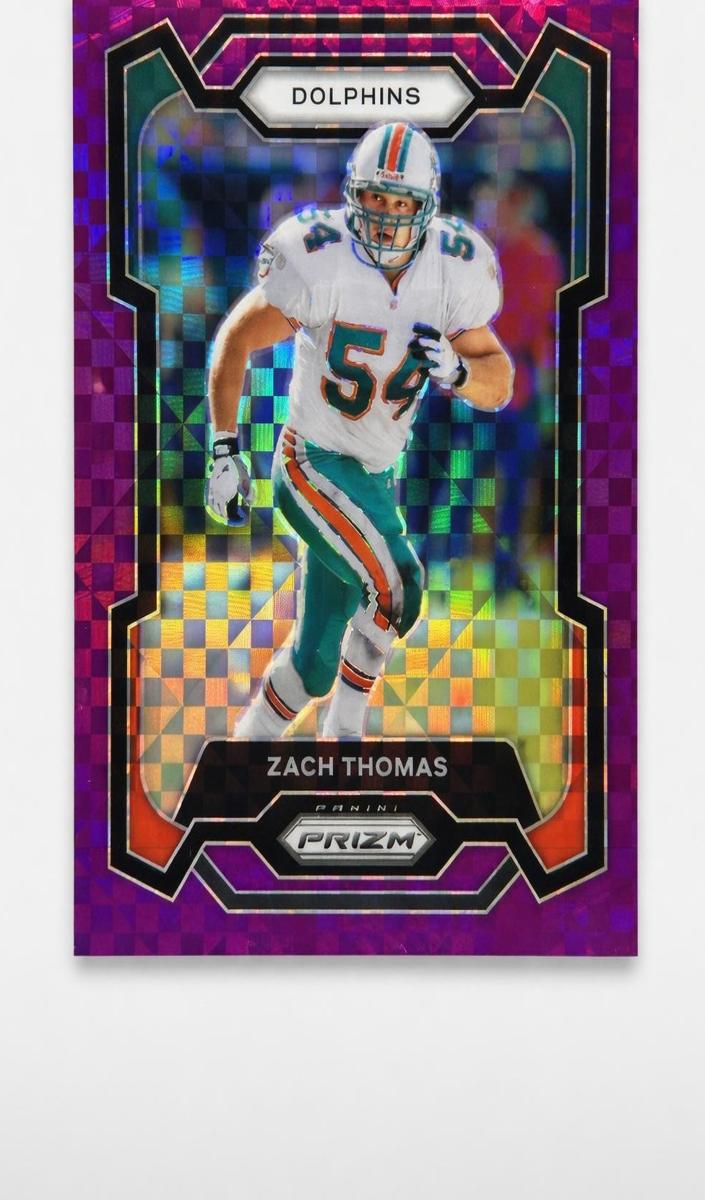 2023 Panini Prizm Football Purple Power Zach Thomas #181