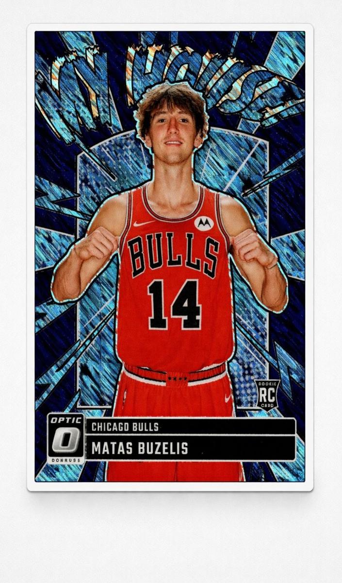2024 Donruss Optic Basketball Purple Shimmer Matas Buzelis #15