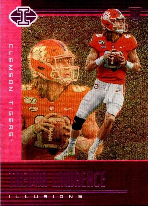 2021 Panini Chronicles Draft Picks Football Pink Trevor Lawrence #101