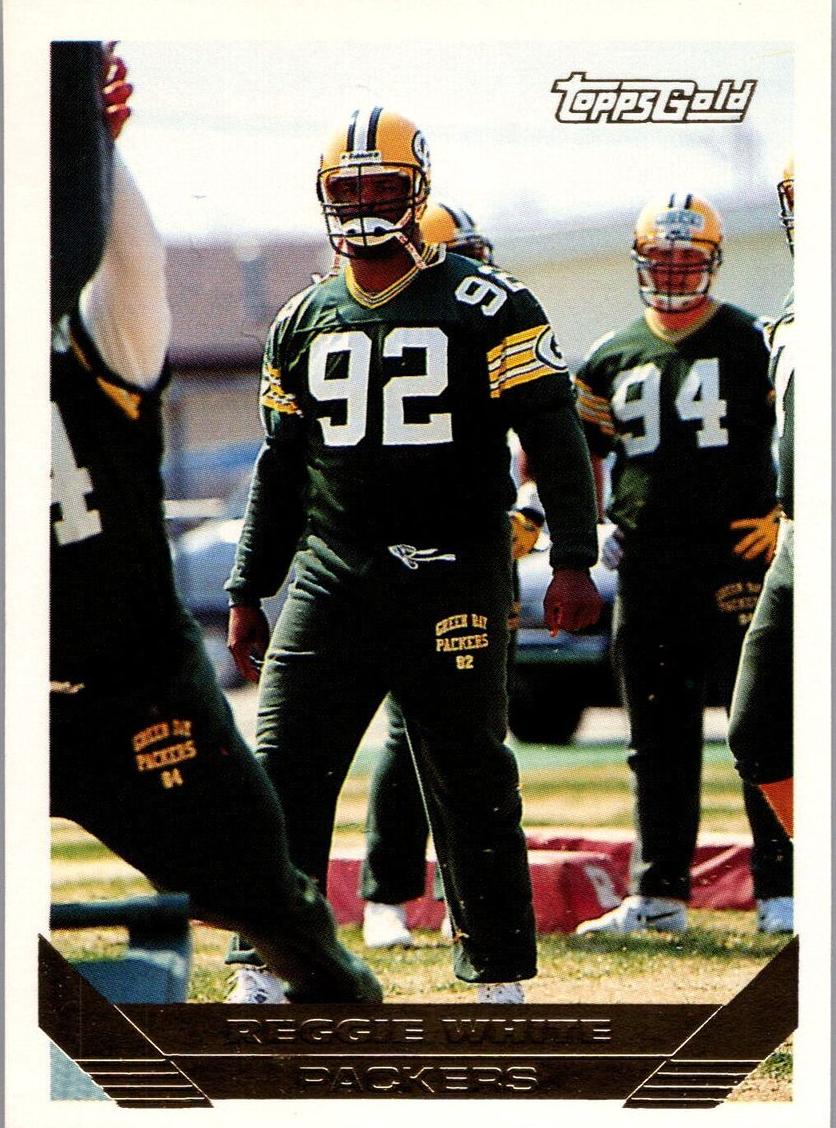1993 Topps Football Gold Reggie White #40 PSA 9