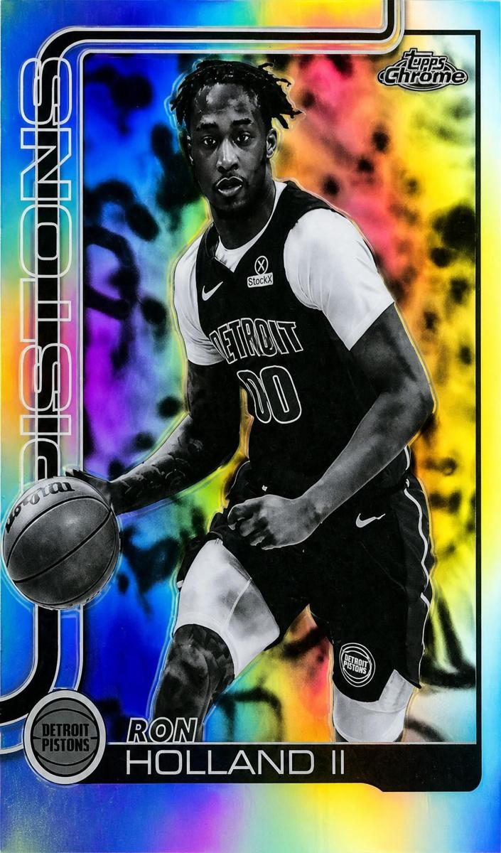 2025 Topps Chrome Basketball Negative Refractor Ron Holland II #16