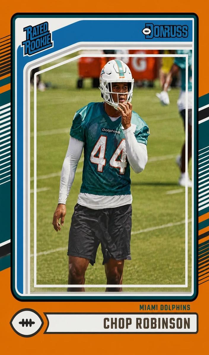 2024 Panini Donruss Football Orange Chop Robinson #351